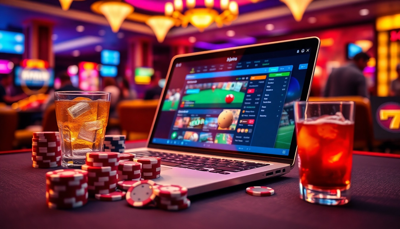 Experience the excitement of Thể thao Five88 through an elegant sports betting interface amidst casino elements.