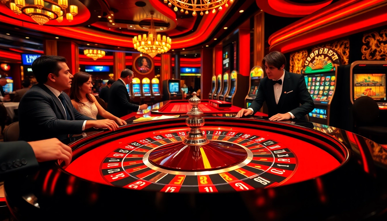 Join the excitement at https://ok365.tw/ with vibrant casino games and thrilling bets at the roulette table.