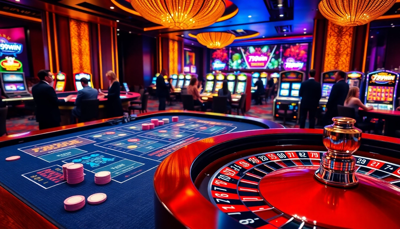 Experience thrilling gameplay at 789win with vibrant casino tables and high-stakes poker games.