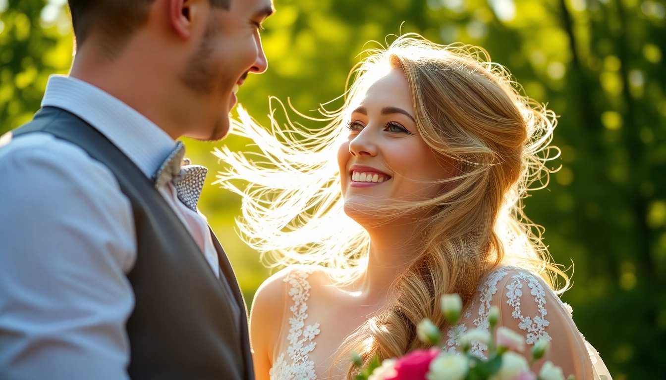 Emotionale Aufnahmen einer Fotografin Borken bei einem Hochzeits-Shooting im Freien.