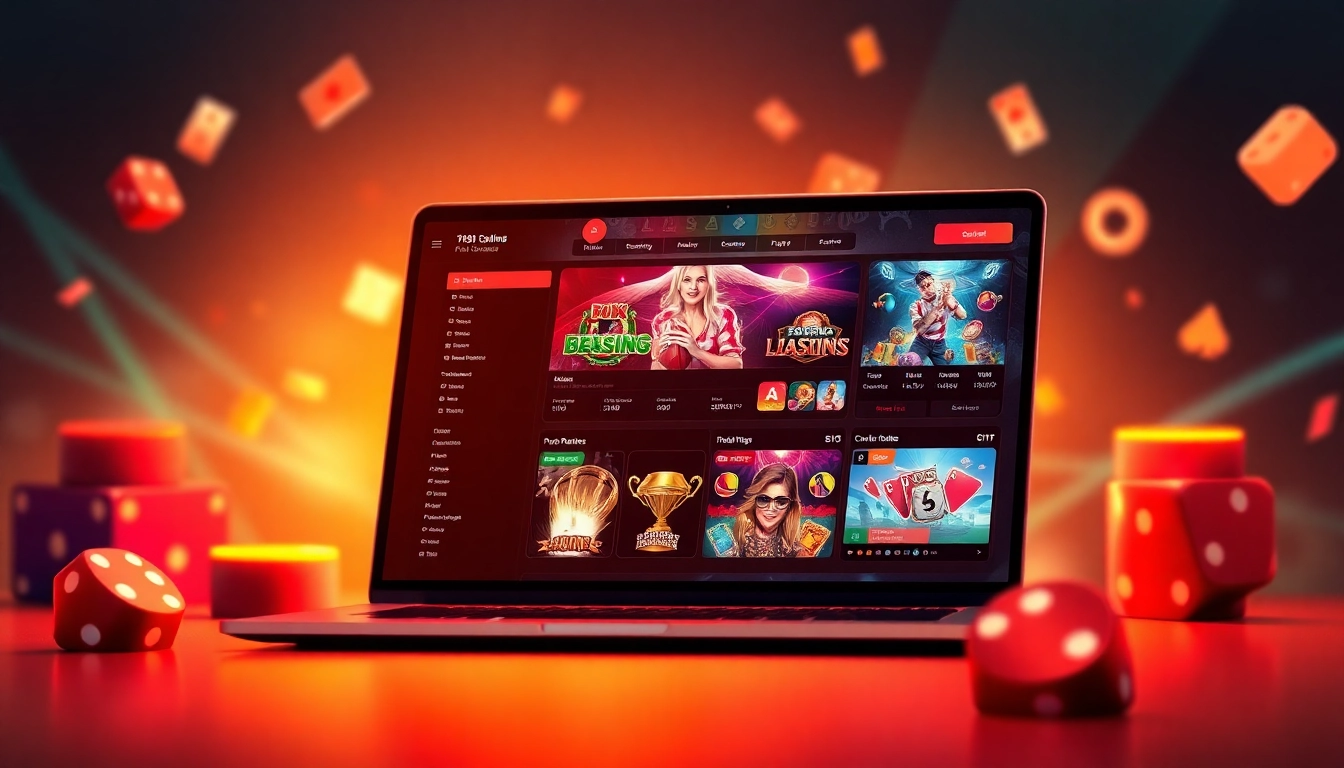 Exciting online gaming experience on 789p trang chủ showcasing casino games.