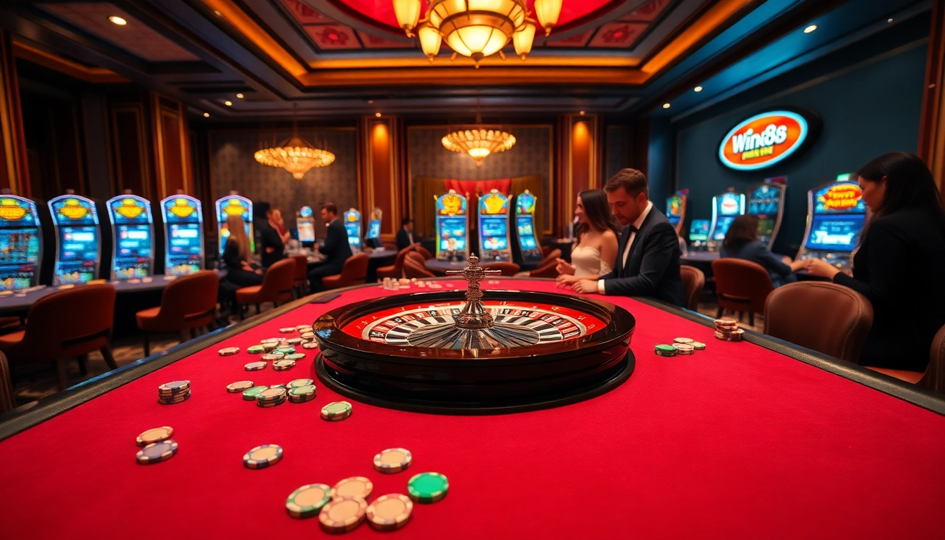 Engage in thrilling gameplay at nhà cái win78 with vibrant casino elements and poker action.