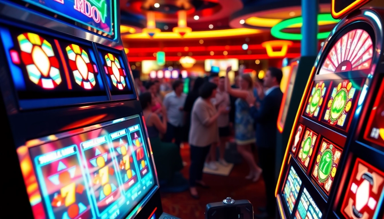 เล่นสล็อตออนไลน์ ที่เครื่องสล็อตในคาสิโนที่เต็มไปด้วยความสนุก