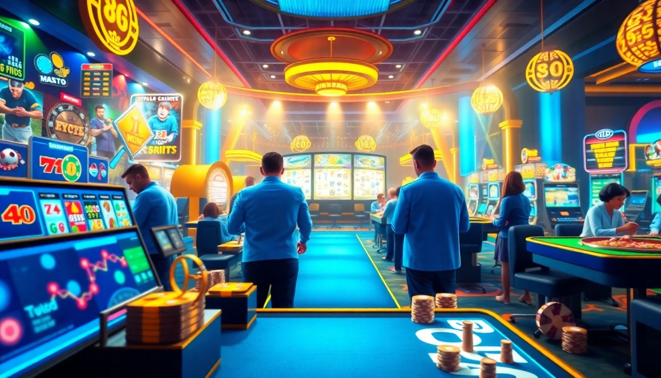 Engaging depiction of 88GO online gambling platform, showcasing vibrant games and user interactions.