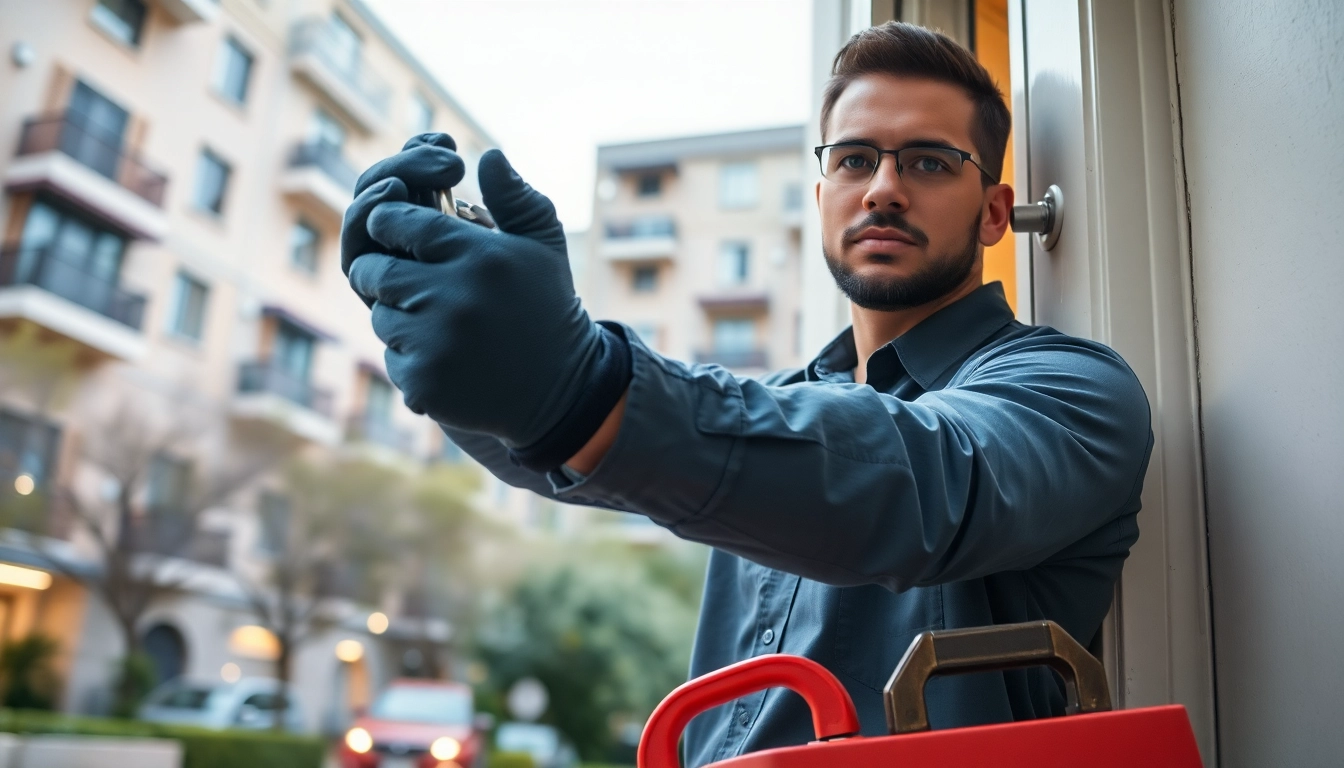 Schlüsseldienst Berlin 24h öffnet effektiv eine Tür mit modernen Werkzeugen.