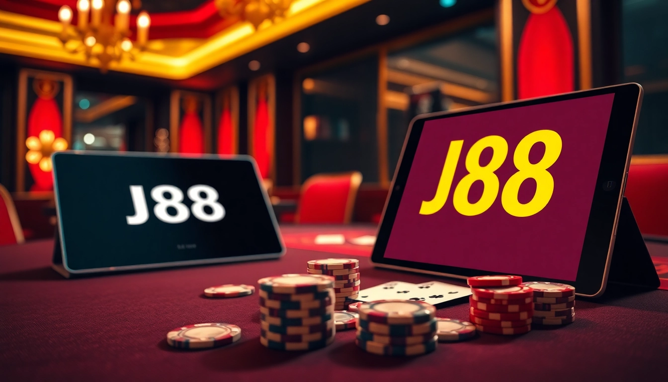Experience high-stakes poker at J88 casino, where excitement and luxury collide.