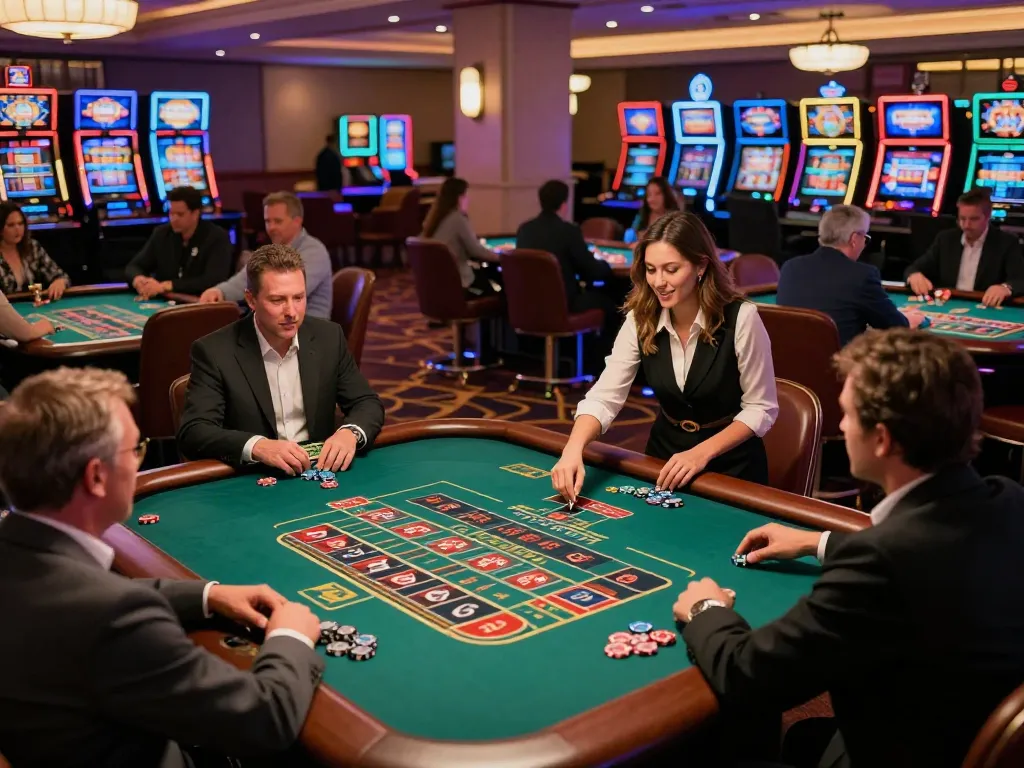 Experience the excitement of TT88 roulette gameplay with vibrant croupier and engaged players.