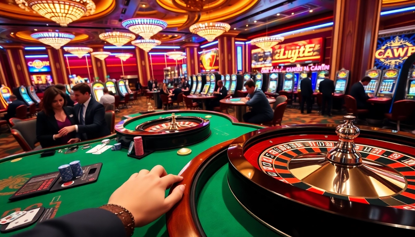 Players winning big at the vibrant casino floor of https://vn789.xyz/ with roulette and poker.
