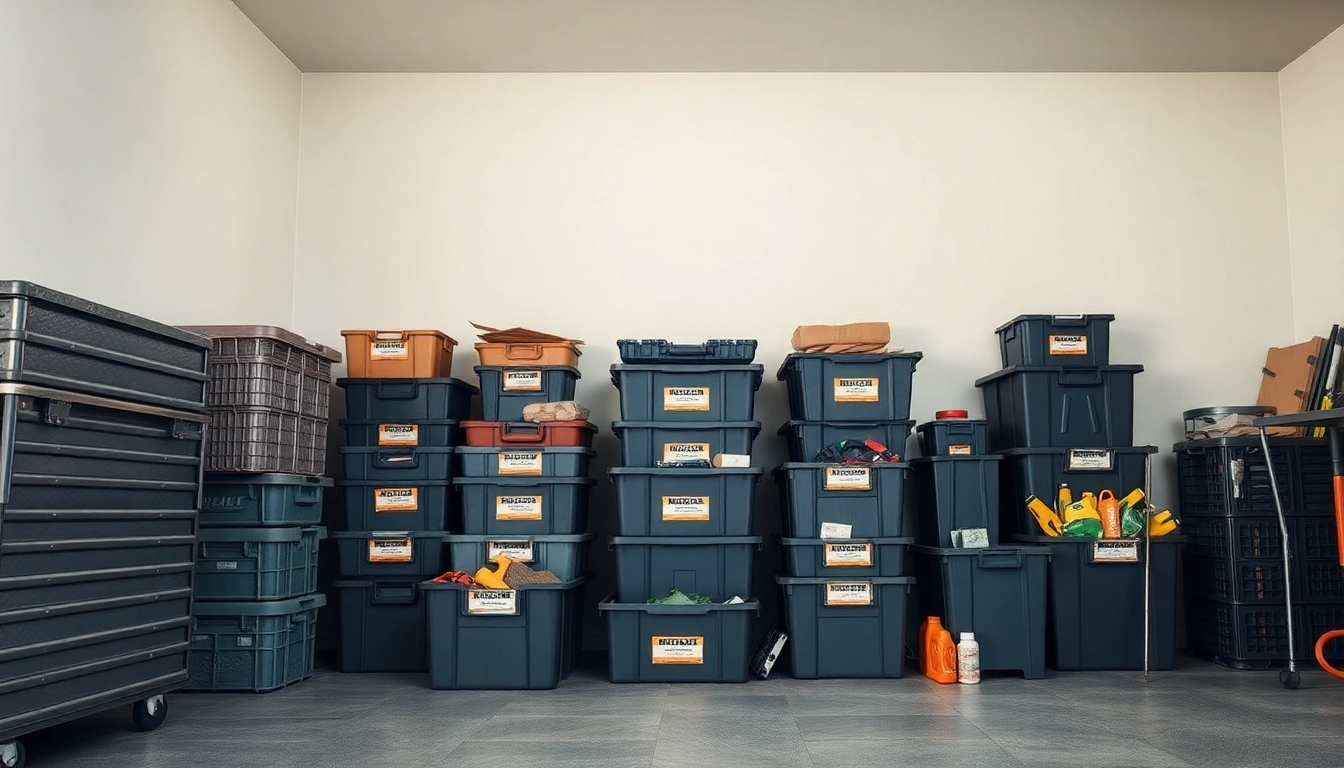 Universalboxen, die vielseitige Aufbewahrungslösungen in einer praktischen Umgebung präsentieren.