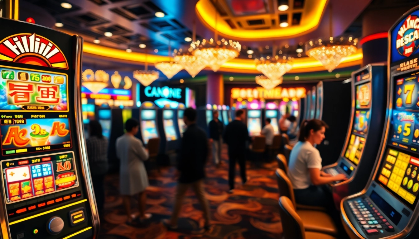 เพลิดเพลินกับประสบการณ์ ทดลองเล่นสล็อต ที่คาสิโนที่มีสีสันสดใสและน่าตื่นเต้น