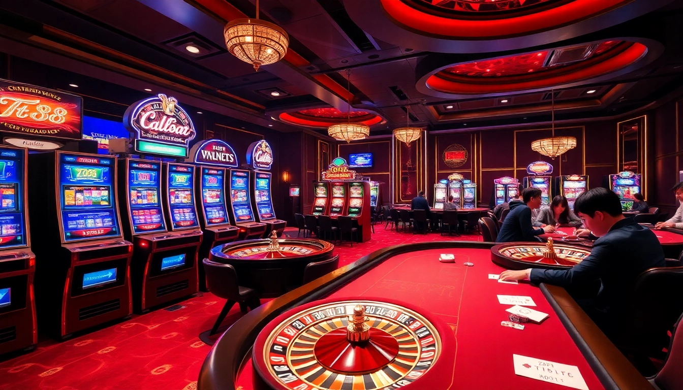 Engaging players at TT88 casino tables, experiencing the excitement of online gambling