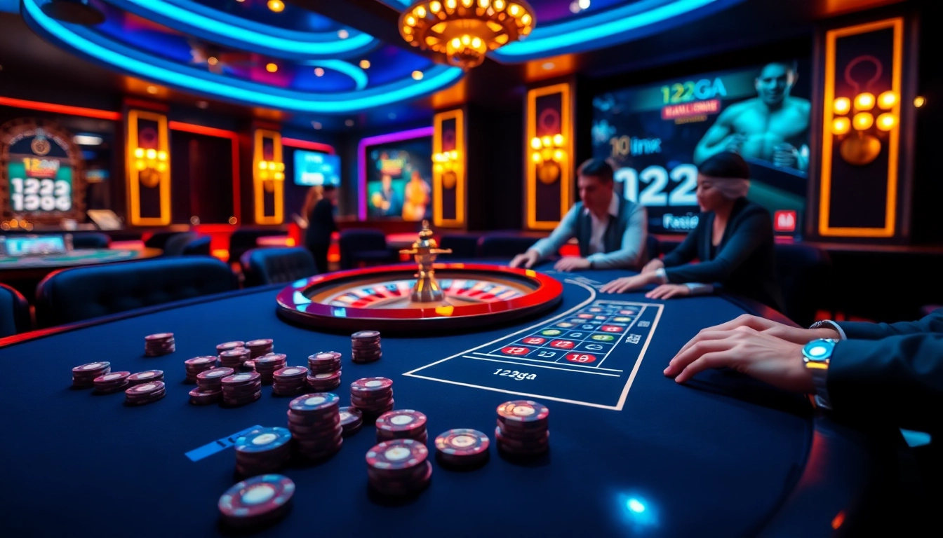 Experience live betting excitement at 123ga ink with high-stakes games and vibrant casino atmosphere.